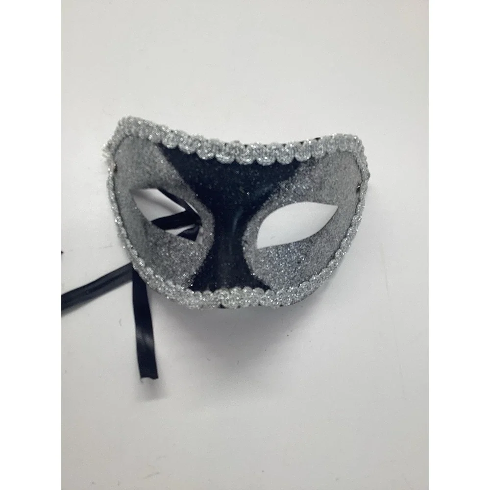 Brown Suede Sz 8 Skirt + Top Day of The Day Costume Mask Hair Clips Halloween - Picture 7 of 14